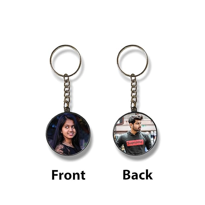 Image of magical gifts Customized Keychains, Unique Personalized Key RIngs and Charms with Your Photos /Name /Design for Bags /Bikes /Car and Gifting Purposes