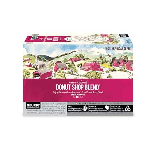 Image of New England Coffee Single Serve Pods, Donut Shop Blend Light Roast 10 Count (Pack of 6)
