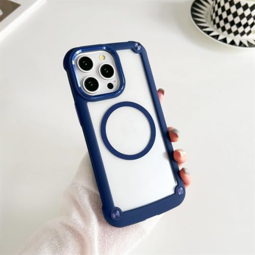 Coque de protection hybride pour iPhone 13 Pro Max avec dos transparent antichoc