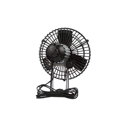 SEEKR Kona, 817CA24BBX, Weatherproof 3-Speed Direct Wire Cabin Fan, 110/150 CFM, 24V, Black, 17.8cm Blade - Image 2