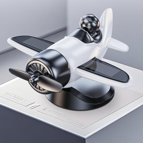 Avión solar para salpicadero de coche: adorno giratorio para el interior del vehículo 4