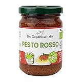 pesto bio carrefour Pesto Rosso Vegano de Tomates Secos Bio Organica Italia 140 gr