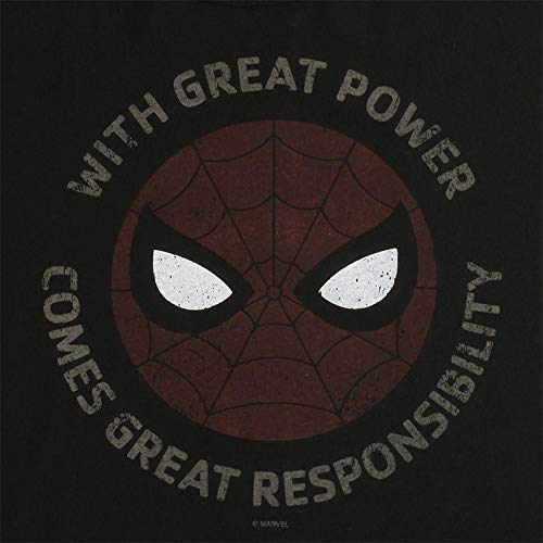 Camiseta Homem Aranha Grandes Responsabilidades Unissex Manga Curta 100% Algodão