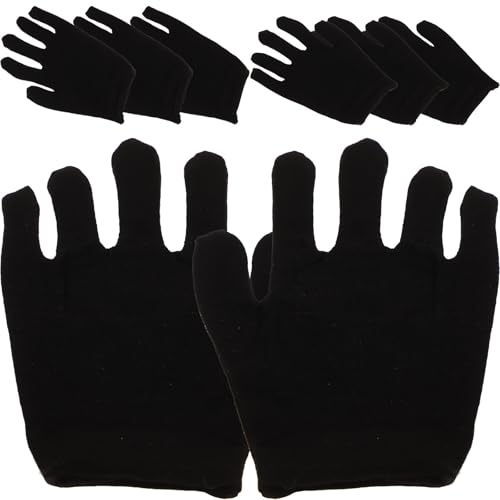 Guantes de algodón negros hidratantes Toddmomy para proteger tus manos en el trabajo