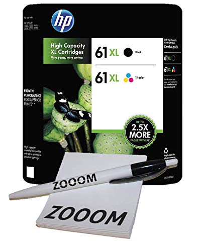 61XL Black and Tri-Color with Zooom Pen and Sticky Notes