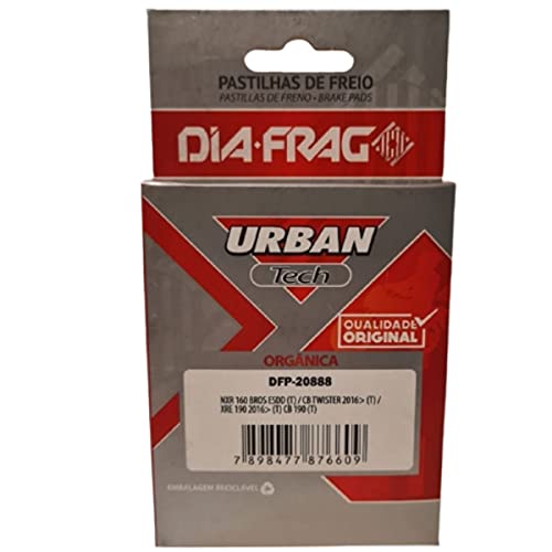 PASTILHA FREIO TRASEIRA NXR 160/CB TWISTER DIAFRAG