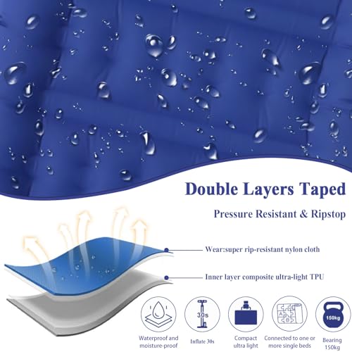 Matelas gonflable camping pour tente et randonnée active - 4