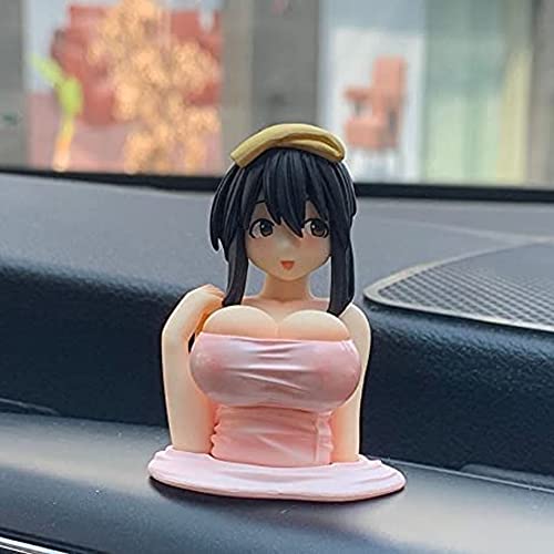 Jinyunduosp 1.0 Shake Shake Girl Car Dashboard Decorations, Posing Mini Bobbleheads Dolls thumb #6