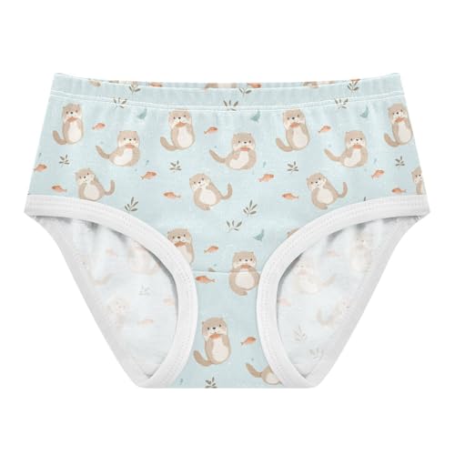 Girls' Underwear Otter Cotton Stretch Comfort Toddler Panties