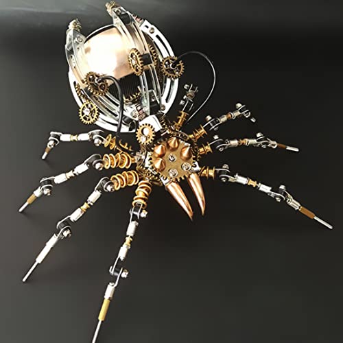 Konhaovf 3D Metal Puzzle Spider With Speaker For Adults, Assembly 3D Metal Model With Tool Kit To Build, 3D Metal Puzzle Model Building Kit Gifts For Boys Teens, Home Decor Table Ornaments #TOP1