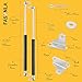 FASONLA GAS STRUTS, 300N/67LB FORCE EACH GAS STRUT LIFT SUPPORT, 15