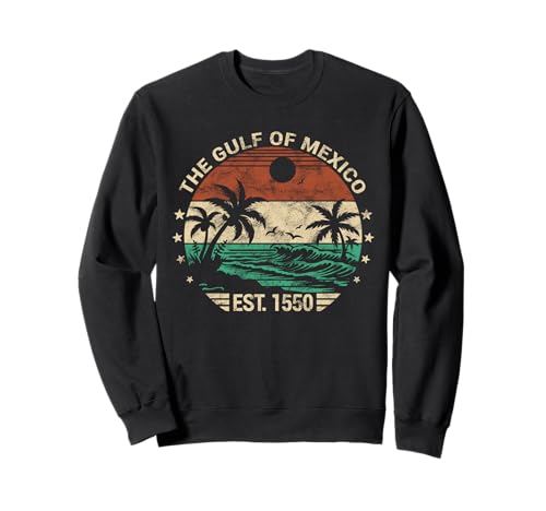 Golfo de México estableció 1550 Vintage Sea Landscape Sudadera