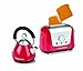 CASDON Morphy Richards Toaster & Kettle | Interactive Toy Toaster & Kettle for Children Aged 3+ | Looks Just Like The Real Thing for Endless Fun , Red