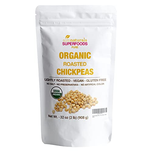 Organic Roasted Chickpeas 2 LB- USDA Organic...