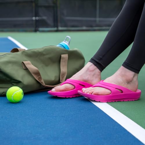 Image of Oka Unisex Recovery Flip Flops | Arch Support Cushioned Sandal | Lightweight Sustainable | Made in the USA