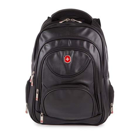 MOCHILA Swissland MOCHILA EXECUTIVA EM PU, adulto-unissex, Preto, Único