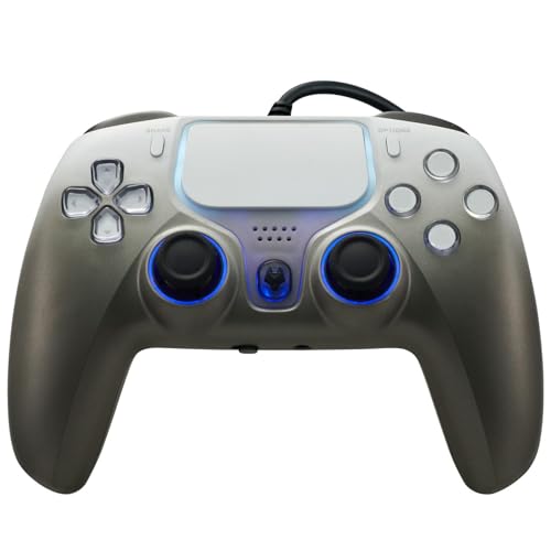 Image of NBCP PS5 Wired Controller with Turbo, Hall Effect Triggers, Dual Vibration, 3.5mm Audio Jack Gamepad for PS5 /PS4 /PC /Steam Gaming