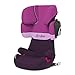 Cybex Silver Solution X2-Fix - Silla de coche con y sin Isofix, Grupo 2/3 (15-36 kg), Desde los 3 hasta los 12 años aprox., Morado (Purple Rain)