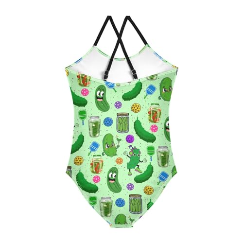Girls One Piece Swimsuits; 3-10 Years Halter Swimwear Beach Bathing Suit2