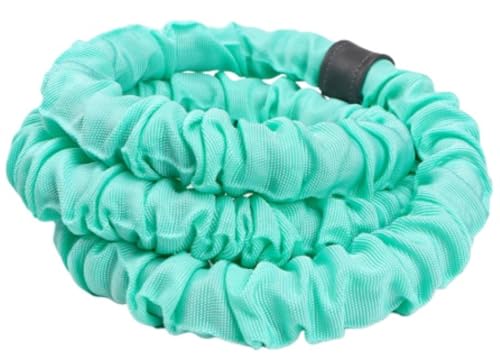 WOLKKAM フラフープ 減量用 折りたたみ式 脂肪燃焼 コットン 大人用 ソフトスプリング ポータブル 加重 腰 背中 脚 胸 筋肉トレーニング ボディスカルプティング 多機能 フィットネス 収納簡単 省スペース 室内・公園での使用に最適 男女兼用 (