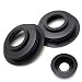 iJDMTOY (2) Universal Large Opening Rubber Housing Seal Caps For Headlight Install Xenon Headlight Kit, LED Headlights Bulbs, Aftermarket Headlamp Retrofit, etc