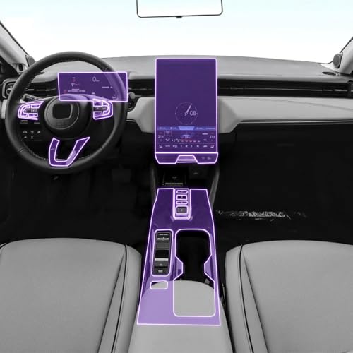 Film protection console en TPU transparent haute clarté PPF pour l'écran de votre Honda ENS1