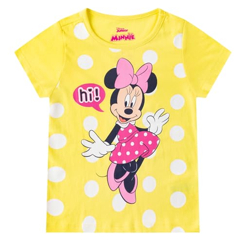 Disney Minnie Mouse Girls 3 Pack Short Sleeve T-Shirt for Toddler and Big Kids2
