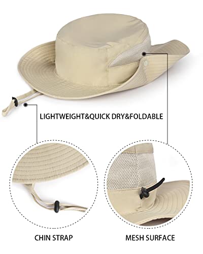 Image of Zylioo XXL Oversize UV Fishing Sun Hat for Big Heads,XL Quick Dry Boonie Hats,Large Cooling Safari Hats with Strap