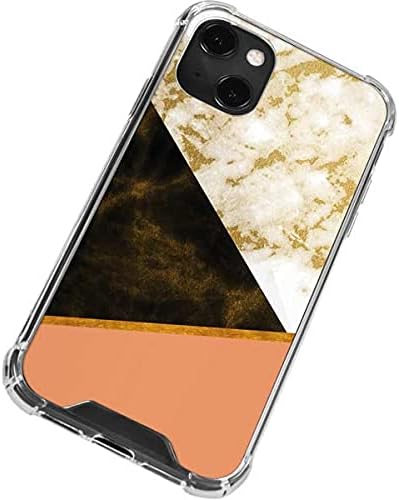 Skinit Clear Phone Case Compatible with iPhone 13 Mini - Colored Marble Design
