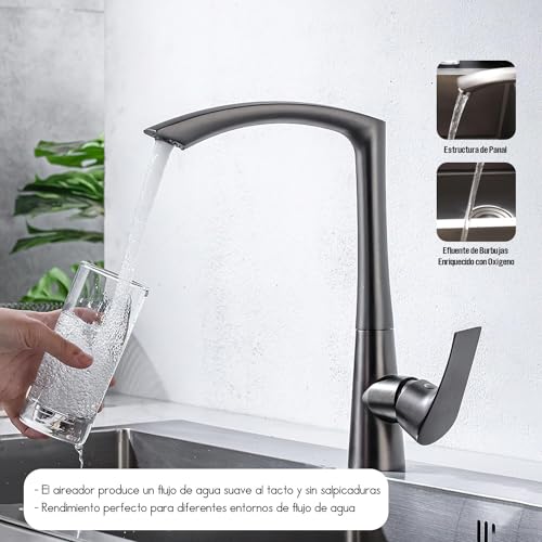 La mejor comparación de Grifería para Cocina negra mate - los mas comprados. 24 Imagen adicional