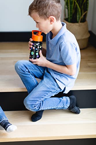 Simple Modern Baby Shark Kids Water Bottle With Straw Lid | Insulated Stainless Steel Reusable Tumbler For Toddlers, Boys | Summit Collection | 14Oz, Baby Shark Friends #TOP5