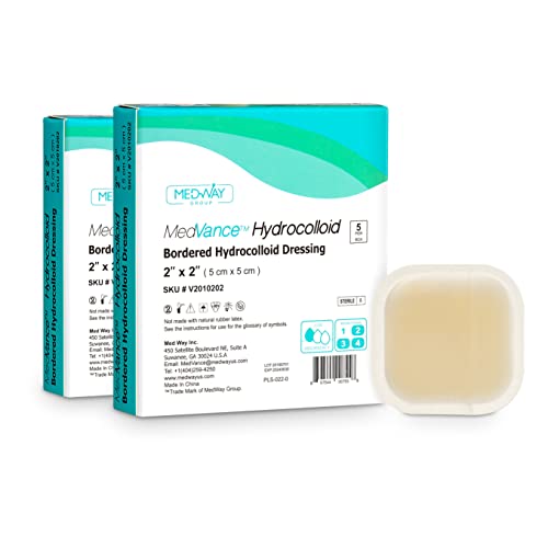 Medvance Tm Hydrocolloid – Bordered Hydrocolloid Adhesive Dressing (2"×2") 10 Pack #TOP28