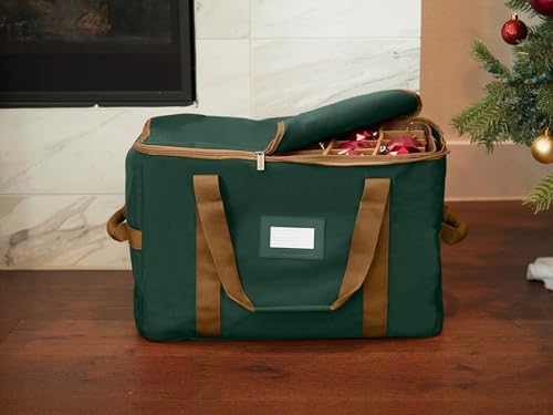 image for Covermates Keepsakes Adjustable Ornament Storage Bag – Heavy-Duty Po