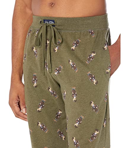 Image of POLO RALPH LAUREN Rib Waistband Knit Sleepwear Joggers