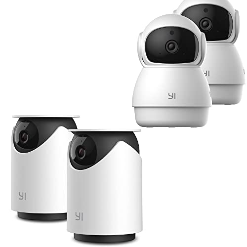 Yi Pet Security Camera 2Pc 2Pc Pan-Tilt Dome Security Camera Bundle #TOP23