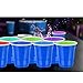 cssopenss 120 pcs Blue Plastic Shot Glasses 2 oz blue shot cups blue shot glasses disposable for drinking Tastings served Snacks Jello Tastings and Samples