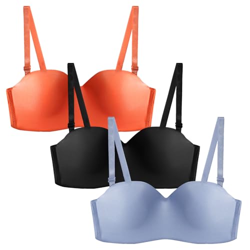 Happy Cherry Teen Girls Casual Training Bra Wireless Cotton Padded Everyday Sports Bra with Adjustable Straps for Big Kids