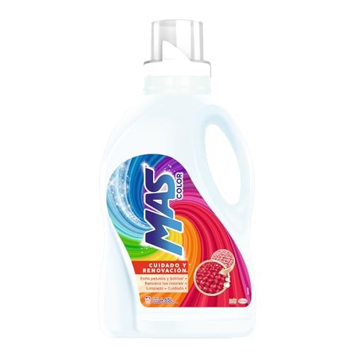 MAS Color. Detergente Líquido 4.65 L (62 cargas) Para Mantener y Dar Vida a los Colores Intensos de las Prendas + Persil. Detergente en Polvo...