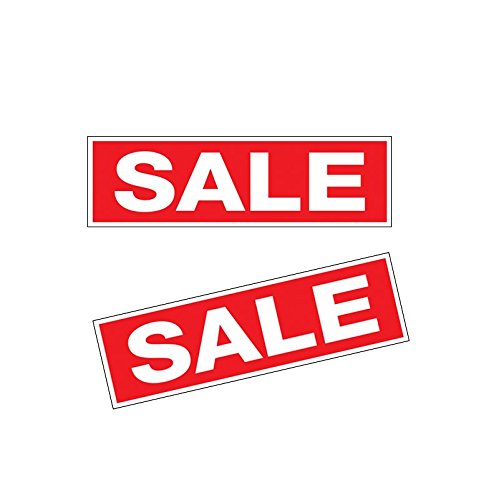 Preisvergleich Produktbild Ankleber Sale Schaufenster Selbstklebend (Set = 2 Stück)