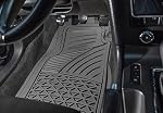 OxGord 4pc Set Tactical Heavy Duty Rubber Floor Mats - Gray