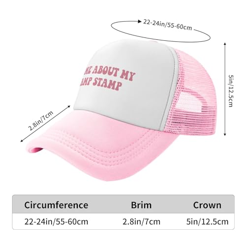 Image of You Find It Offensive? I Find It Funny Trucker Hats for Women Pink Men Funny Slogan Pink Hats for Men