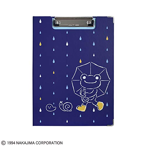 かえるのピクルス クリップボード レイン ネイビー ST-ZPF0004