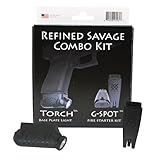 REFINED SAVAGES Torch & Firestarter Pack - Tactical Flashlight High Lumens &...