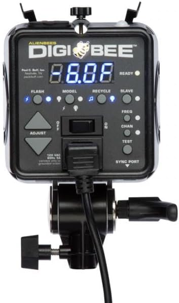 Buff DigiBee Flash Strobe Monolight DB800 (Black) with LED Modeling lamp, 320Ws for Continuous Lighting and Motion Photography