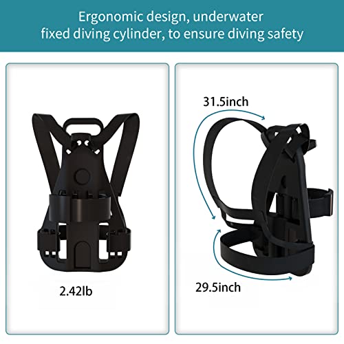 Portable Scuba Tanks,2.3L Scuba Diving Gear,Dot Certified Tanks，Underwater 30-45 Minutes Diving Tank,Bacup Air Tanks #TOP2