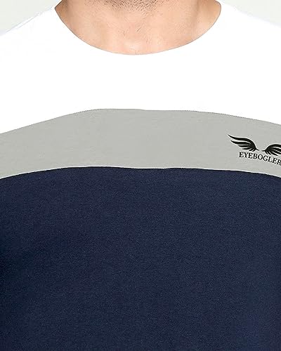 Image of EYEBOGLER T-Shirt for Men || Half Sleeves Men's T-Shirt || Solid Round Neck || Multicolor Tshirt
