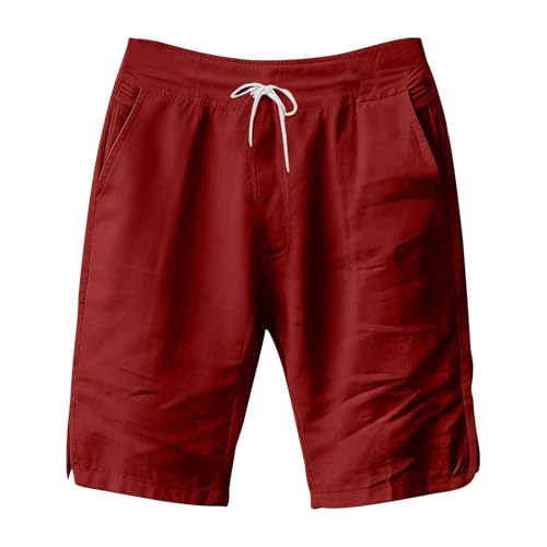 Shorts casuales para hombre Ctreela talla XX-Large rojo miniatura 7