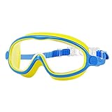 Mineup Taucherbrille Kinder, 2 Stück Schwimmbrille Kinder für Jungen Mädchen mit Nasenschutz Ohrstöpsel, UV Schutz & Anti-Beschlag, Anti Fog, 180° HD-Panoramablick, Geeignet von 4-16 Jahren