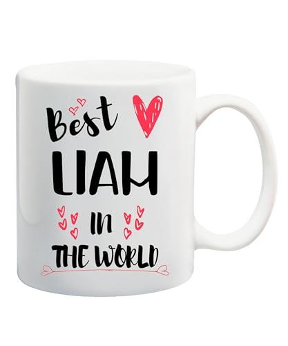 Personalized Name Mug, Custom Name Mug Liam in the World Customizable Name Mug, Name Mug, Personalized Name 11oz White Mug 732484