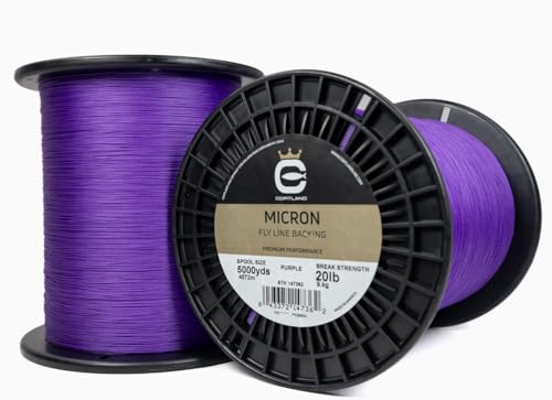 Cortland Micron Fly Line Backing - Purple (250yds, 30lb)